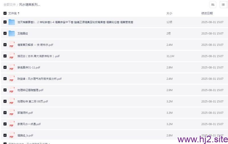 风水堪舆系列书籍-回想盒