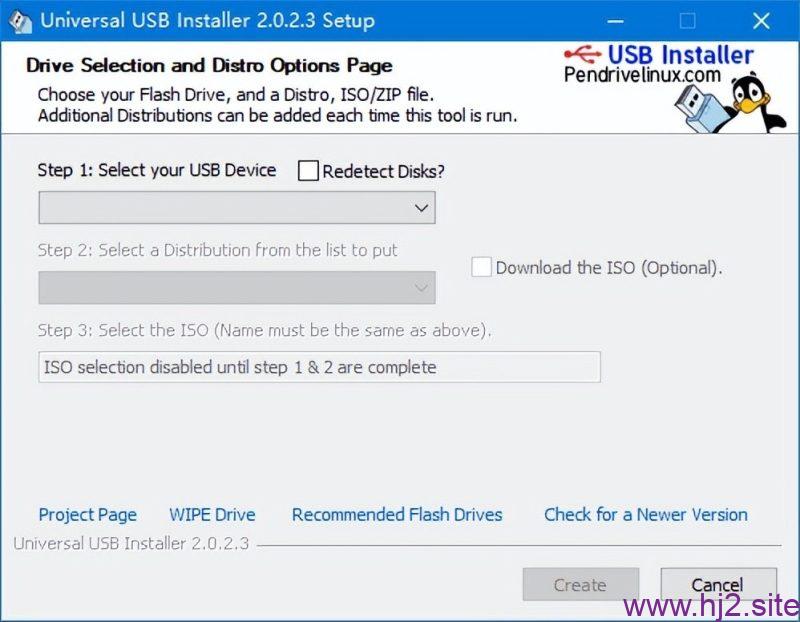 可启动U盘制作工具Universal USB Installer  v2.0.2.6-回想盒